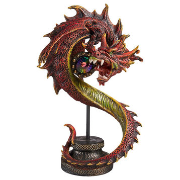 Shadow Hydra Gothic Dragon Statue