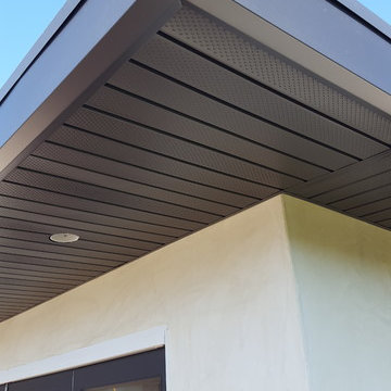 Cladding-Soffits, Fascia, Beams. Box Gutter "Tall" Glendale Ca.