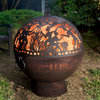 Good Directions 26" Fire Bowl With Full Moon Party FireDome