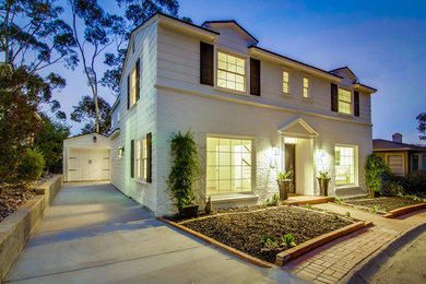Example of a huge classic home design design in San Diego