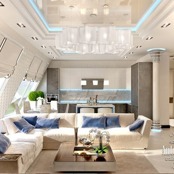 The apartment design. Kateryna Antonovich and her unique solutions