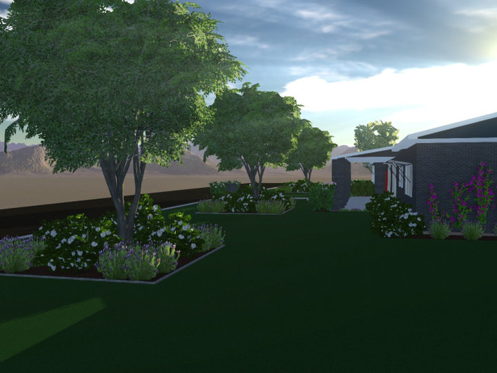 Front Yard - Concrete Pavers