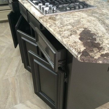 Kitchen before and after