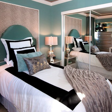 Modern Hollywood Glam Bedroom - Danville, Ca.