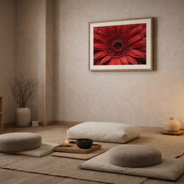 Bloomin' Beautiful Japandi Style Artwork