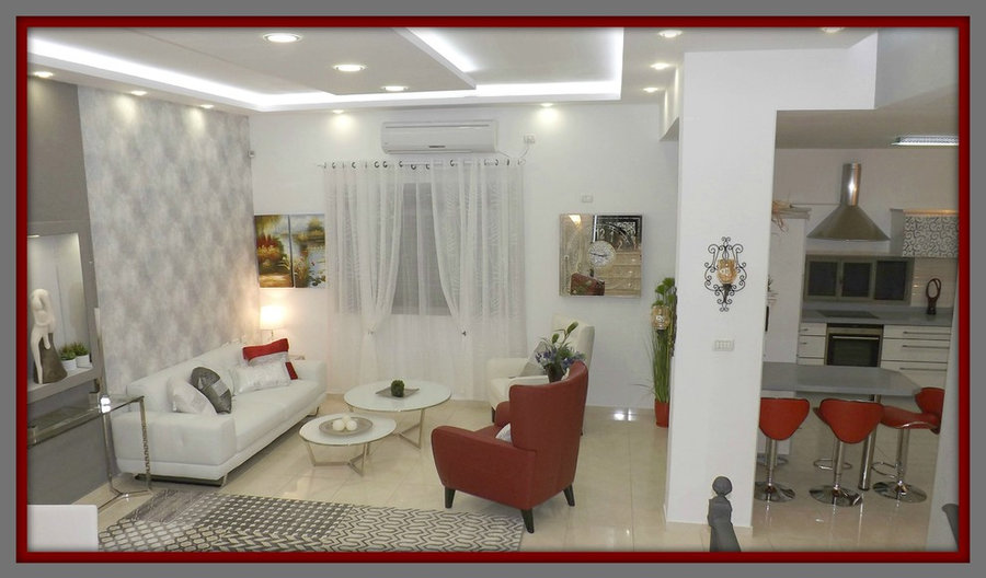 designing a modern living room (salon)