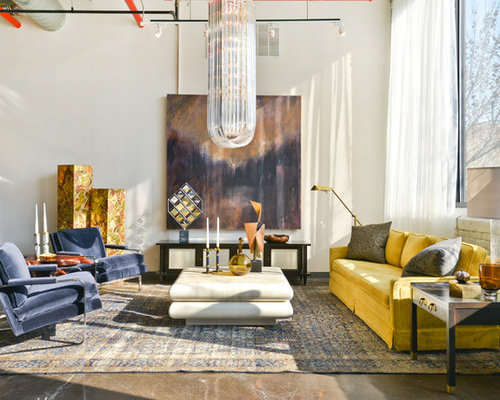 Mustard Couch | Houzz