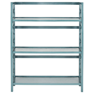 Robin 3 Tier Low Bookcase, Teal