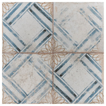 Kings Root Lattice Ceramic Floor and Wall Tile