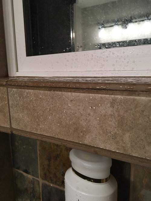 Cracking grout in new shower