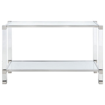 Safavieh Couture Angie Acyrlic Console Table, Silver