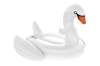 Floatie Kings White Swan Pool Float