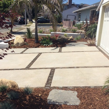 Conrete Driveway with Dymondia Joints