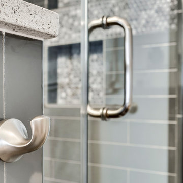 Transitional Small Bathroom Design Alexandria, VA