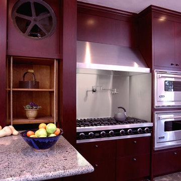 Cherry Veneer Kitchen