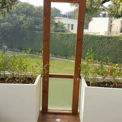 Balcony Garden, Cvil Lines - Decking Boards & Tiles