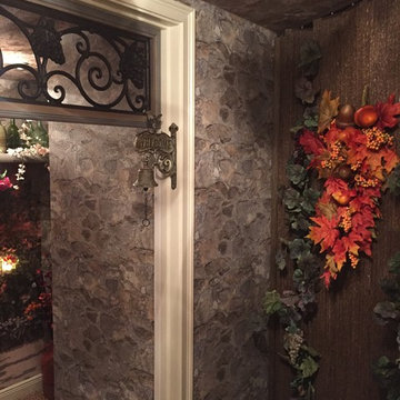 Convert a walk-in closet and utility room into a wine cellar