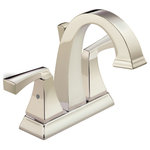 Delta - Delta Dryden 2 Handle Centerset Bathroom Faucet, Polished Nickel, 2551-PNMPU-DST - Designed to look like new for life, Brilliance finishes are developed using a proprietary process that creates a durable, long-lasting finish that is guaranteed not to corrode, tarnish or discolor. You can install with confidence, knowing that Delta faucets are backed by our Lifetime Limited Warranty. Delta WaterSense labeled faucets, showers and toilets use at least 20% less water than the industry standard saving you money without compromising performance.