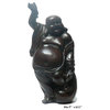 Chinese Bronze Metal Crafted Happy Laughing Buddha Figure