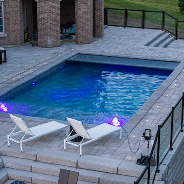 2025 Modern Luxury Backyard Makeover with Pool, Sauna & Firepit
