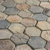 Crag Hex Natural Stone Floor and Wall Tile  (0.88  sqft./each)