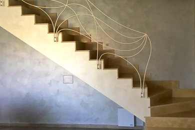 Inspiration for a contemporary staircase in Rome.