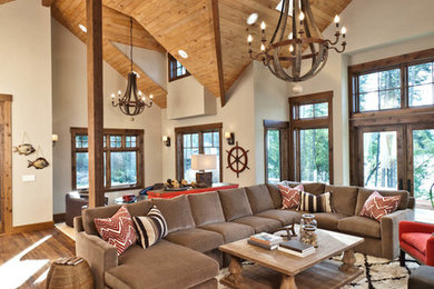 Example of a living room design in Seattle