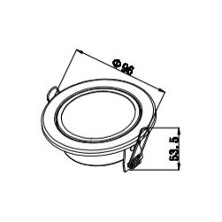 LED 3w down light - Ceiling Lighting