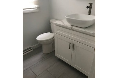 Elegant bathroom photo in Boston