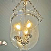 Lighting, Bell Jar Pendants