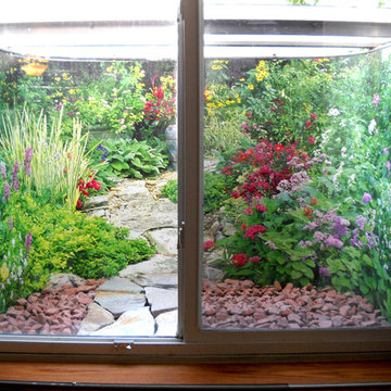 The Garden Window Well Scene has wonderful detail