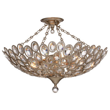 Crystorama Sterling 3 Light Ceiling Mount 7584-DT_CEILING - Distressed Twilight