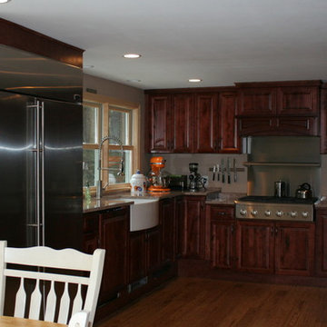 Wellborn Forest Rustic Maple Kitchen