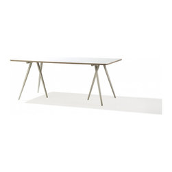Cane-line Turn Dining Table White Base - Dining Tables