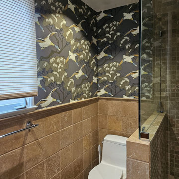 Bespoke Powder Room Wallpapering