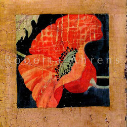Roberta Ahrens Cracked Linen Botanical Paintings - Products