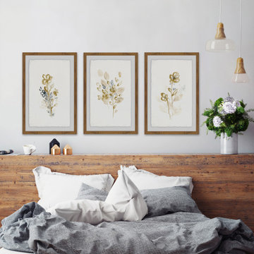 Bronze Spray IV Triptych