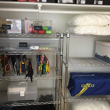 gift wrapping station/closet