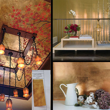 hand painted wallpaper/ Embroidered wallpaper and other hand painted prodcuts