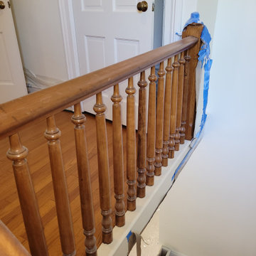 floor and stairway rehab in historical home