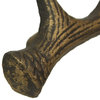 Antique Bronze Cast Iron Rustic Deer Antler Drawer Pull Cabinet Handle Set of 6