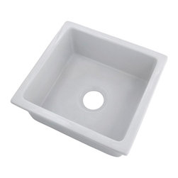 Belle Foret Model BFFC20BAR Fireclay Bar Sink - Bar Sinks