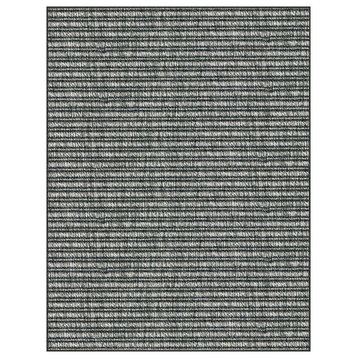 Antigua Accent Rugs In/Out Door Carpet, Slate 6'x12'
