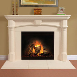 Aspire Stone Fireplace Mantel - Indoor Fireplaces