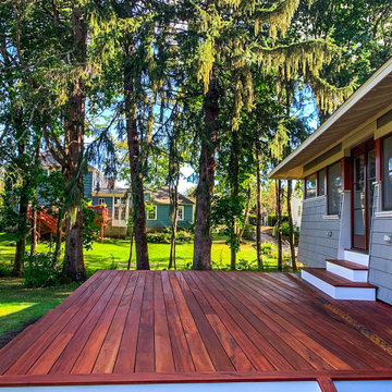 Exotic Tigerwood Deck in Concord, MA