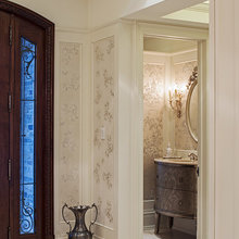 First floor powder room