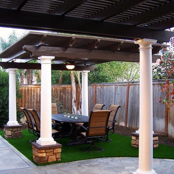Luxurious outdoor living area.