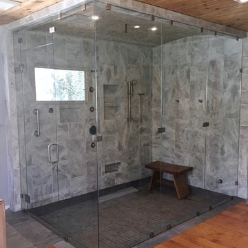 Frameless and Framed Steam Shower Glass