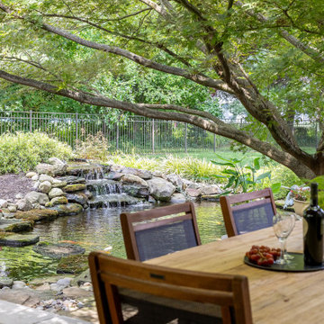 Haddonfield #7 - Rustic Pavilion with Fireplace