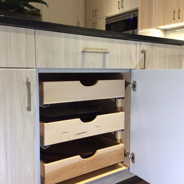 High Gloss Foil Kitchen
